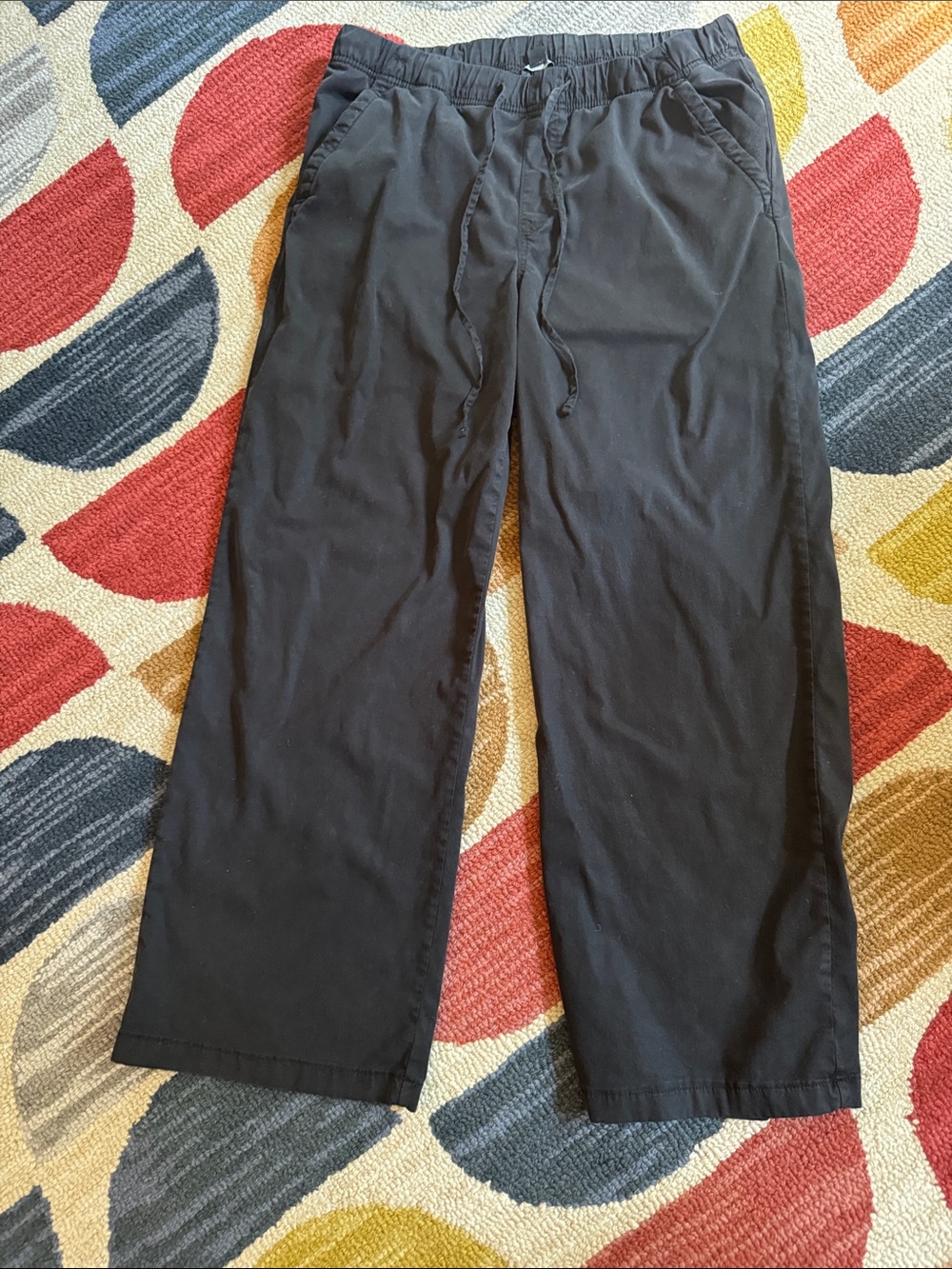 American Eagle wide legged pants, black, size medium
